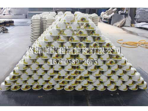 搪瓷琺瑯平蓋福碗